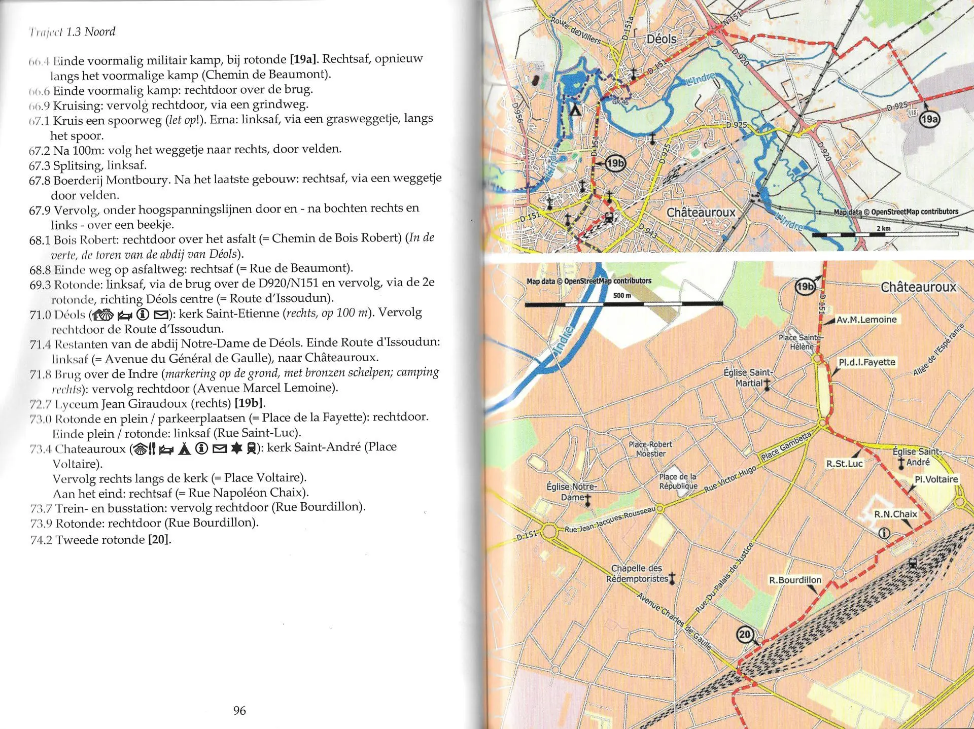 Pelgrimsweg van Vézelay naar Saint-Jean-Pied-de-Port via Nevers en Bourges (Via Lemovicensis) - Binnenbladzijden