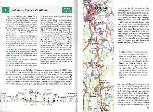 Caminho Português - Van Porto naar Santiago de Compostela - binnenbladzijden