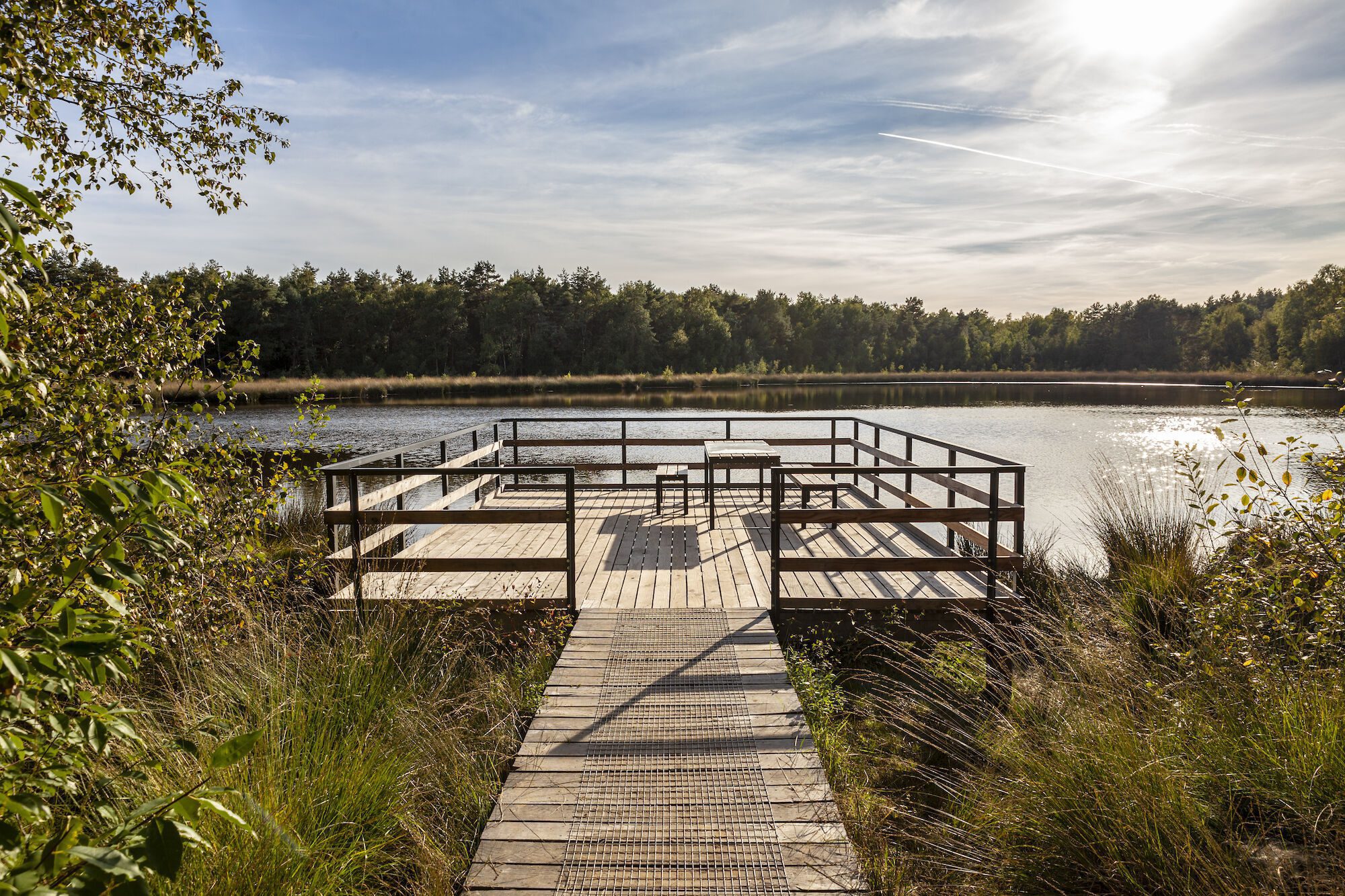 Ruitersvennen: één van de 4 vennen in het gebied van de Ophovenerheide in Opglabbeek. Copyright: Visit Limburg