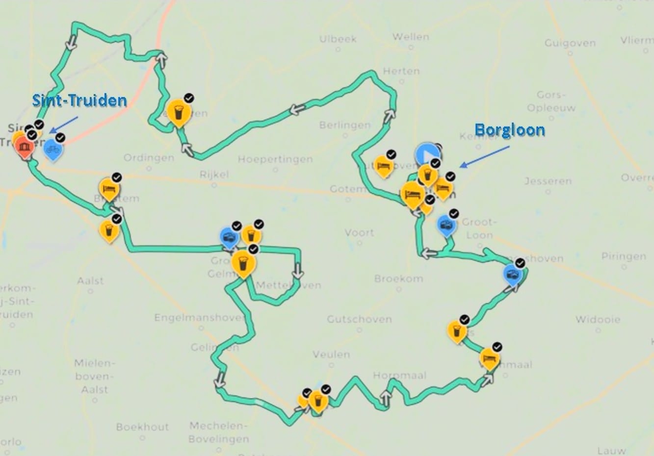 Fietstocht 'Pittig Haspengouw'